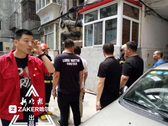 圖為事發(fā)現場