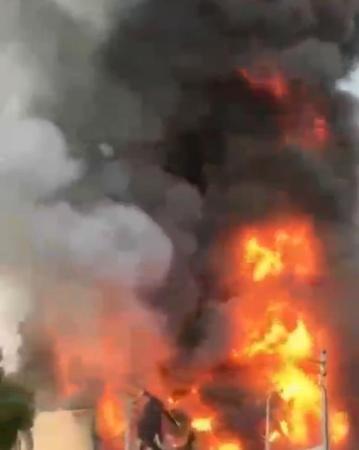 救援現(xiàn)場。